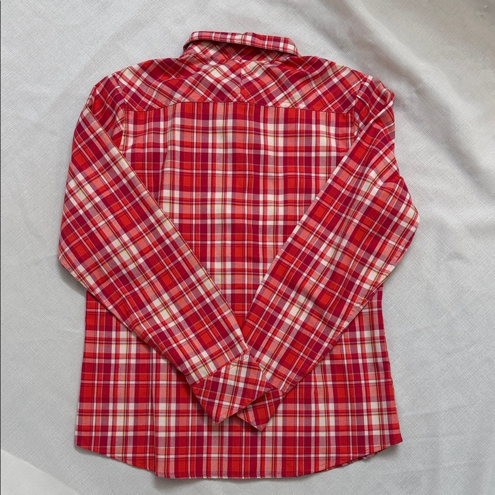 The North Face Pink Plaid Button Down Shirt - Picture 4 of 7